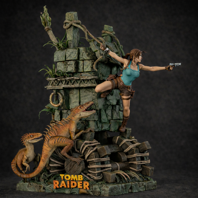 DIORAMA LARA CROFT V1 série gaming / movie