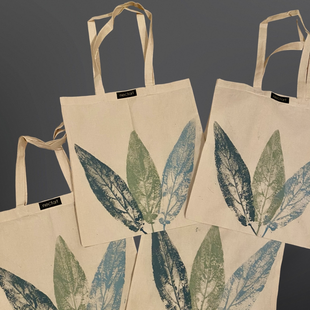 Tote bag - impression végétal 