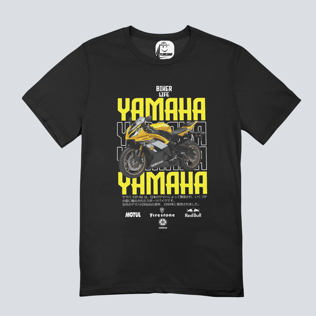 T-shirt cotone-unisex Moto Yamaha 