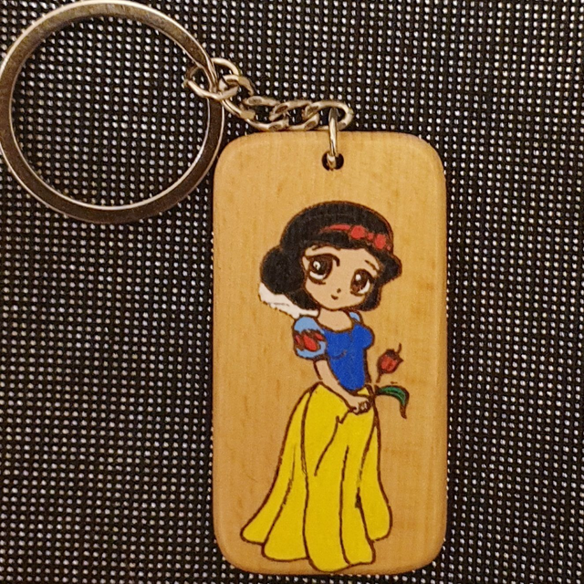 Porte-clef princesse Blanche-neige