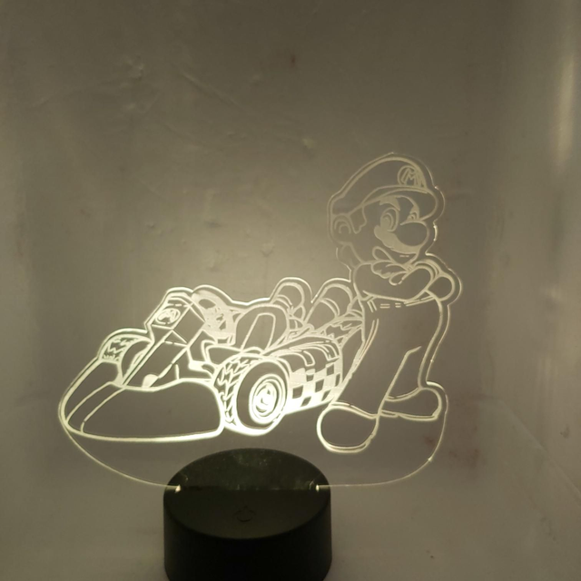 Lampe 3d Mario Kart