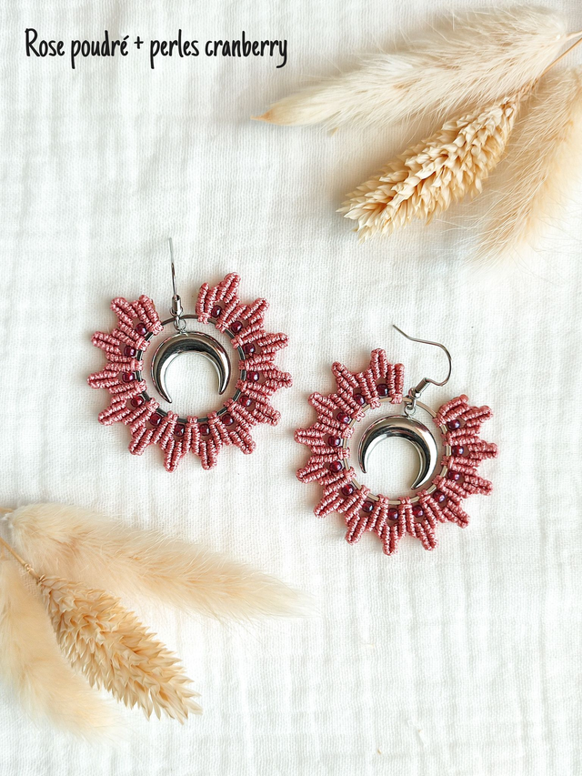 Boucles d'oreilles "LUNA" - Argenté