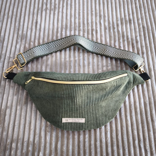 Sac banane kaki foncé 