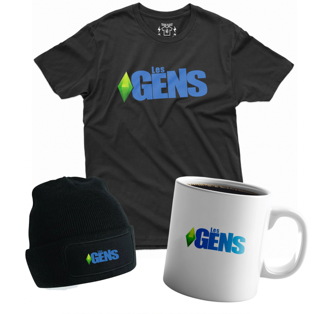 &quot;LES GENS&quot; Tshirt, Sweat, Bonnet, Totebag, Mug