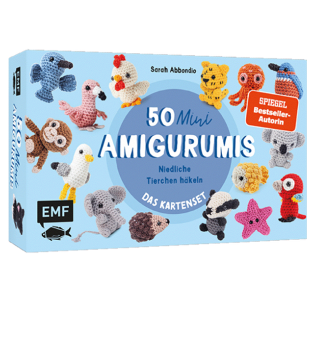 50 Mini Amigurumis Karten-Set
