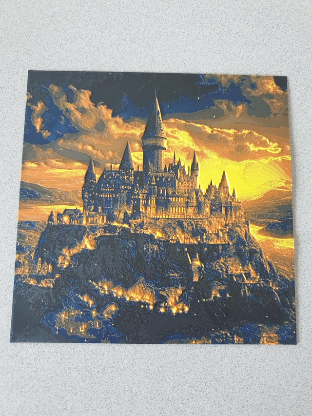Plaque Deco Chateau Harry Potter 
