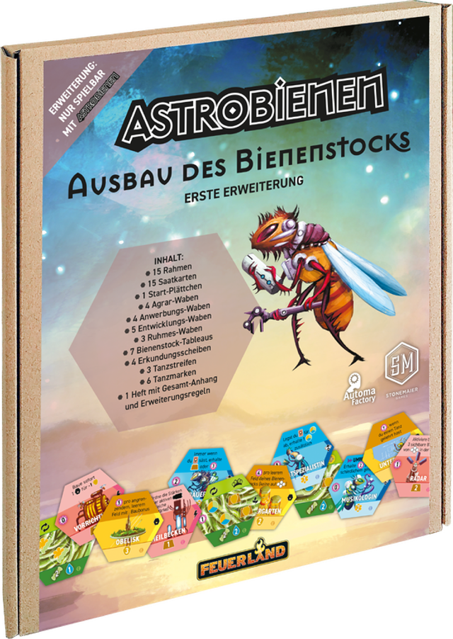 Astrobienen - Ausbau des Bienenstocks