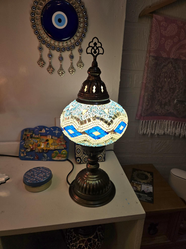 Large Mosaic Table Lamp