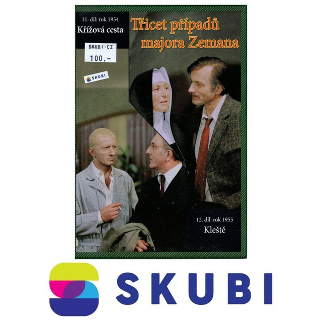 DVD Třicet případů majora Zemana - 11. díl: rok 1954 Křížová cesta + 12. díl: rok 1955 Kleště - česky