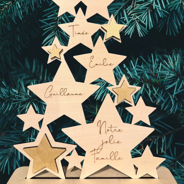 Sapin étoile de Noël 