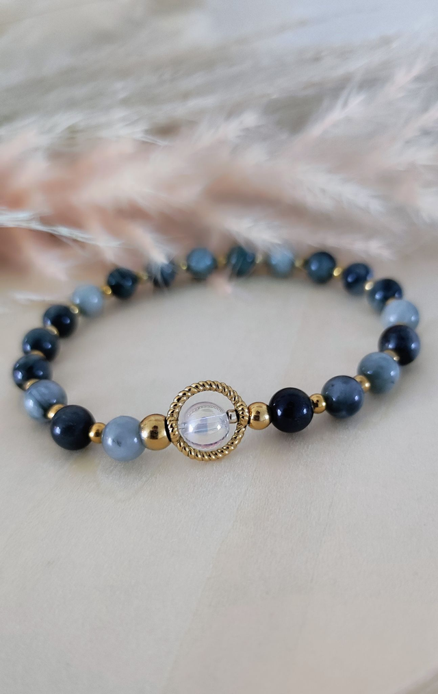 Bracelet Oeil de chat "Protection et Sérénité"