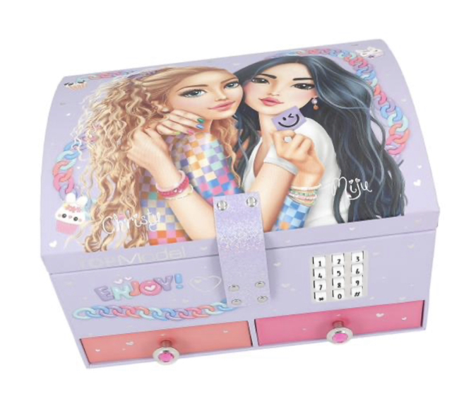 TOPModel grande boîte à bijoux avec code et son