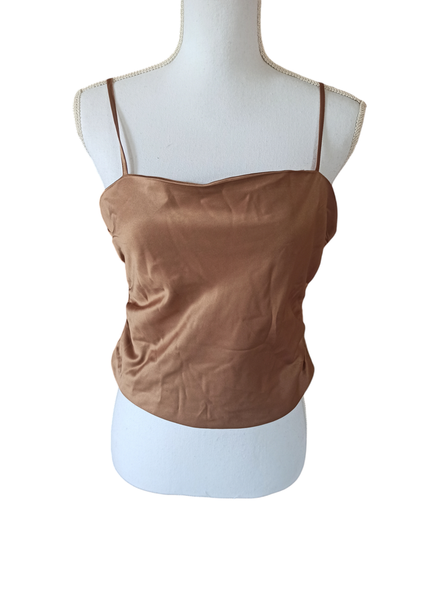 Top court satiné L (Ardene) 