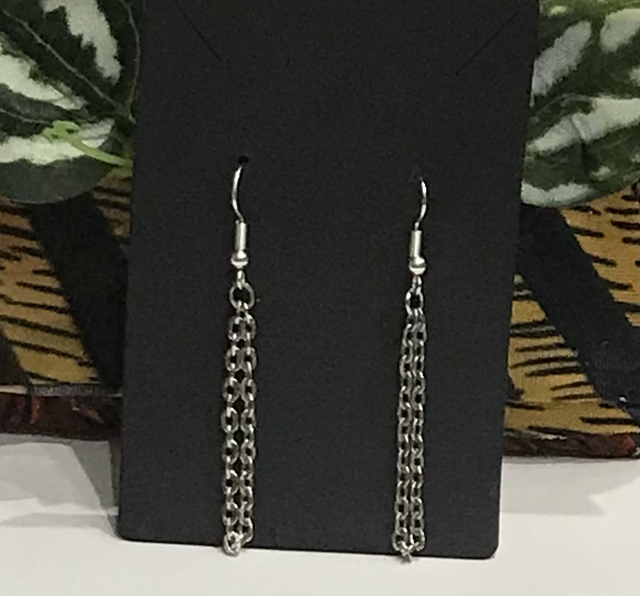 Silver Dangling Earrings- SDE16