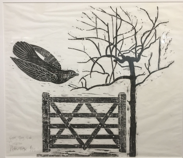 Gek, Gak, Gok, Cuckoo, Limited Edition Woodcut by Peter Fox