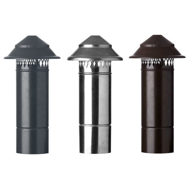 Camino in lamiera con rete