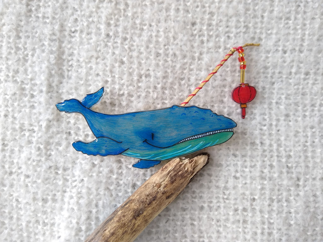 Magnet Baleine aux 1000 Voeux