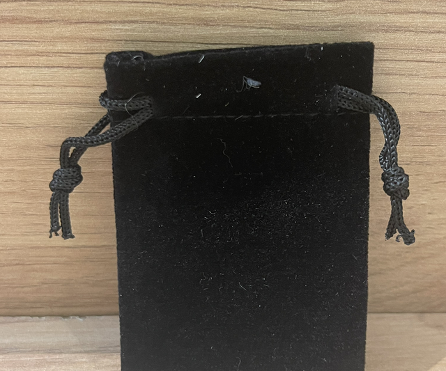 Pochette velour noir