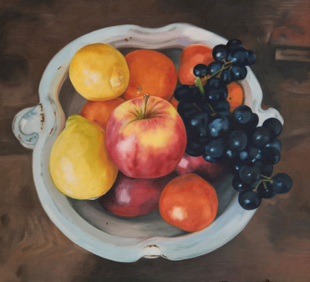 Limited Edition Fine Art Giclee Print - White Bowl with Fruit (A3)