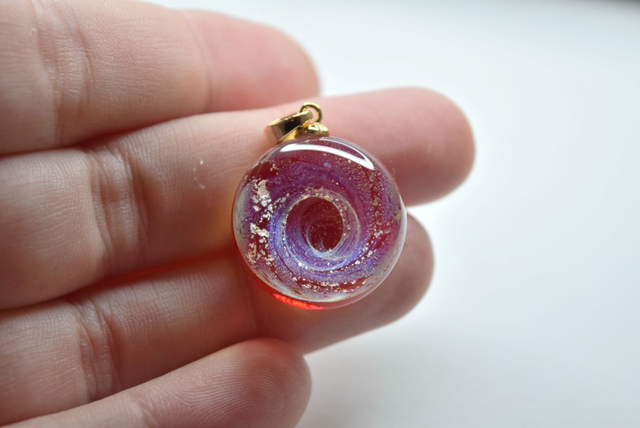 PENDENTIF GALAXIE MONTURE OR N°9