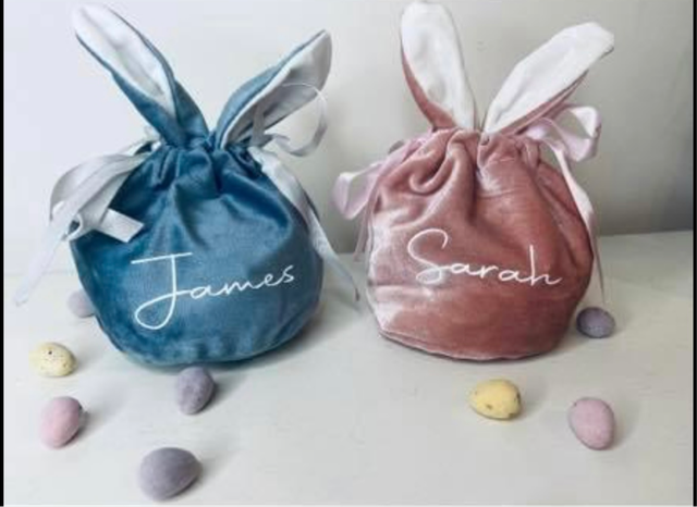 Small Personalised Easter Bags