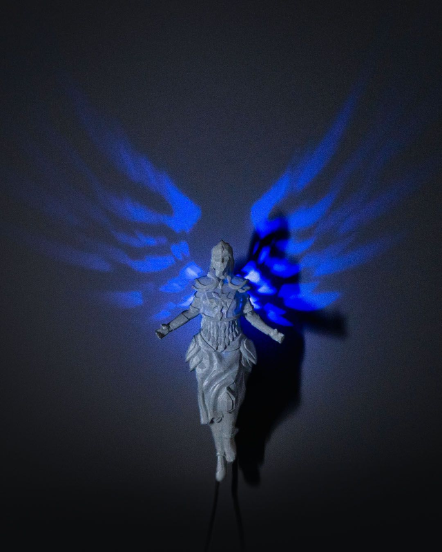 3D Druck: Valkyrie Wandlampe