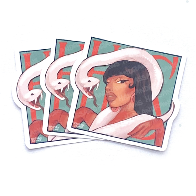 Meg The Stallion Hiss Sticker 
