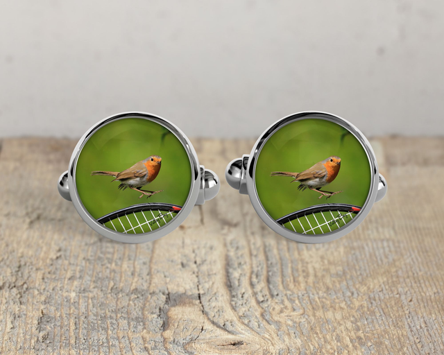 “Wimbledon Robin” Cufflinks  