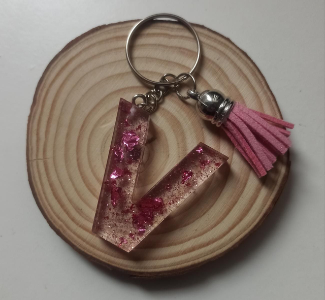 Porte clés lettre - V 