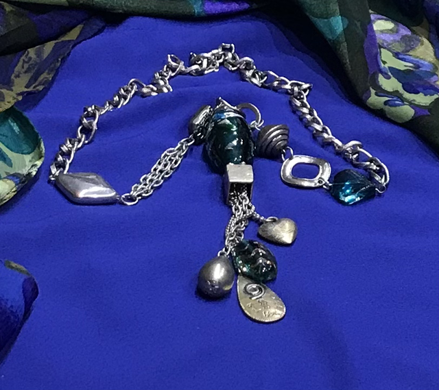 Blue Vintage Necklace- NEC93