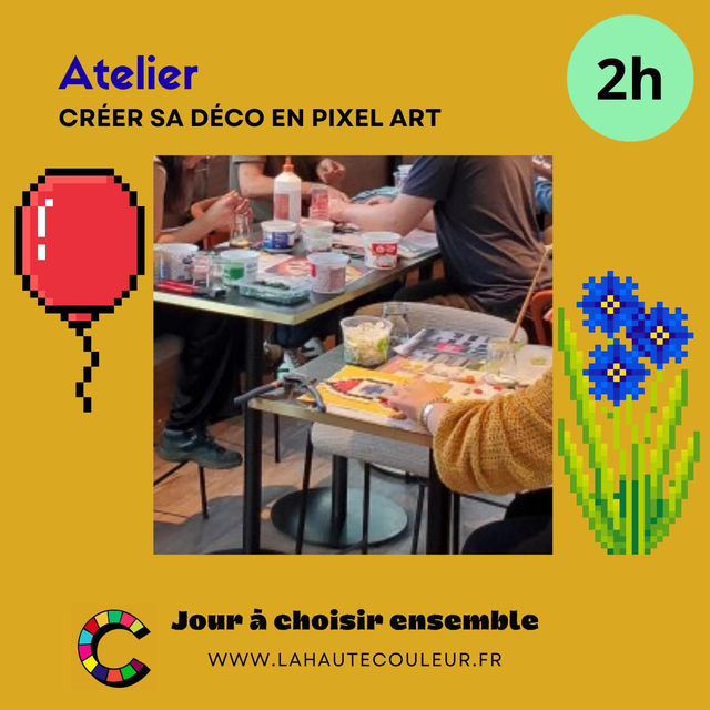 Atelier mosaïque - créer sa déco en pixel art