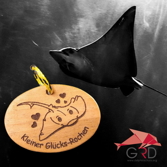 Kleiner Glücksrochen (Schlüsselanhänger)   