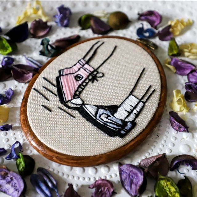 Broderie - le Baiser - 