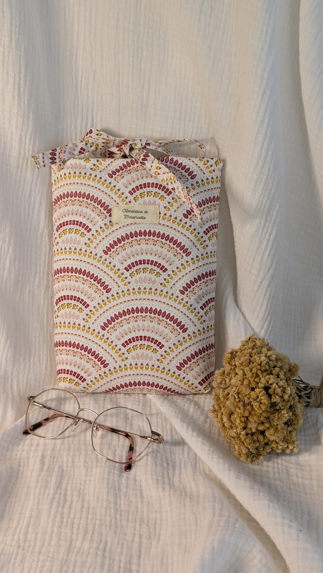 Pochette à livre, fermeture lien - "Sunrise"