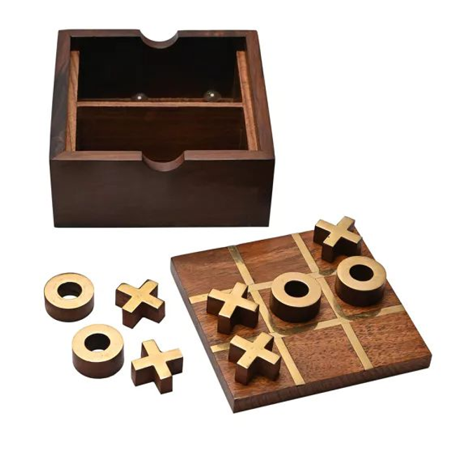 Tic Tac Toe & Solitaire Set
