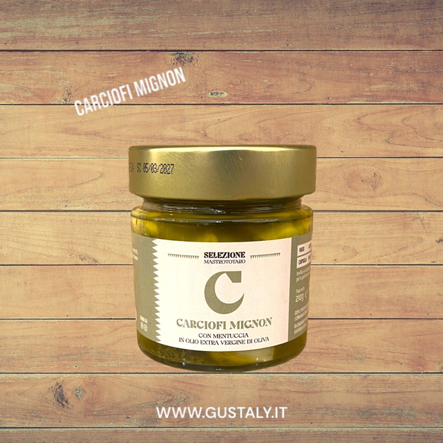 Carciofi mignon - 210gr - Mastrototaro Food
