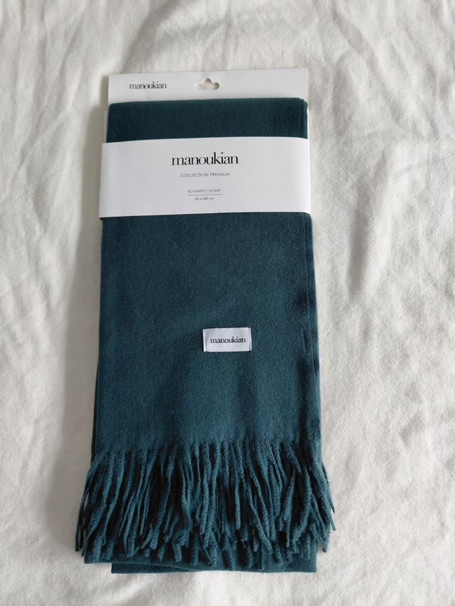 Écharpes Manoukian couleur vert 