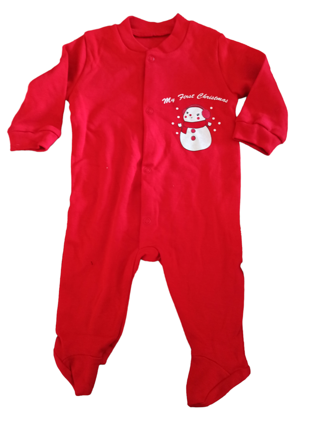 Grenouillère rouge 0-3 mois (Necix's)