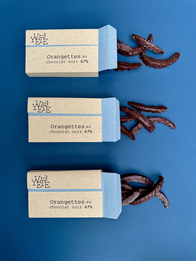 Orangettes au chocolat noir