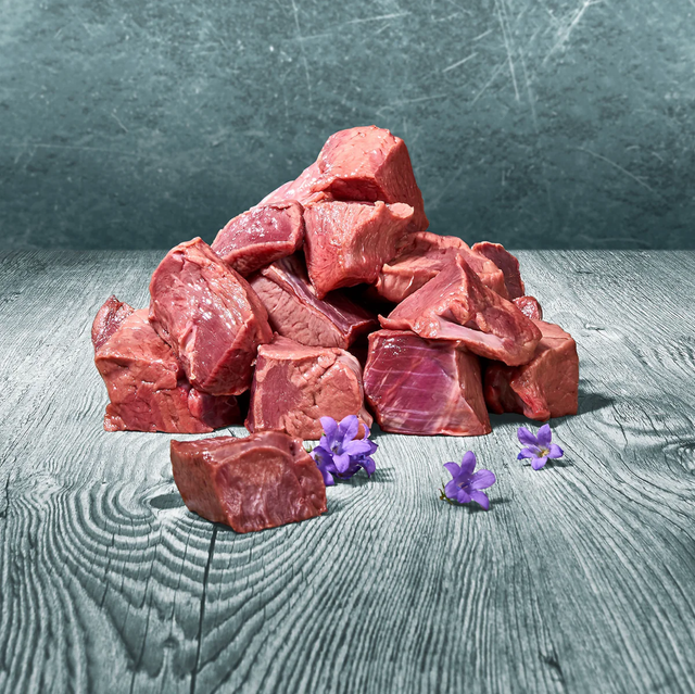 Rinderherz mager geschnitten 500g