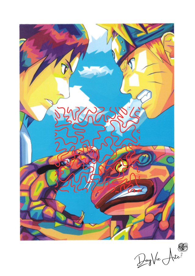 Naruto Gamabunta ガマ文太  &amp; Sasuke Aoda アオダ  - 🍥Naruto