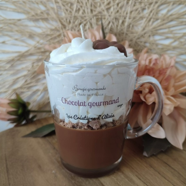 Bougie gourmande Chocolat gourmand - 180/200gr