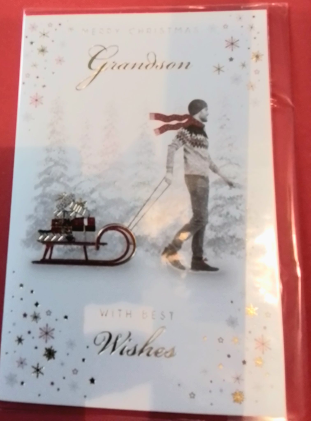 Grandson stunning Christmas Card 