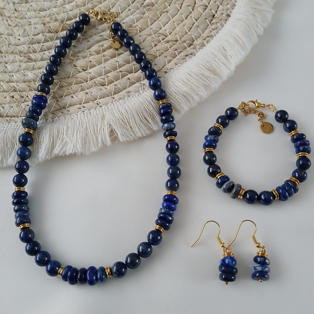 Dames sieradenset Lapis Lazuli (1.326)