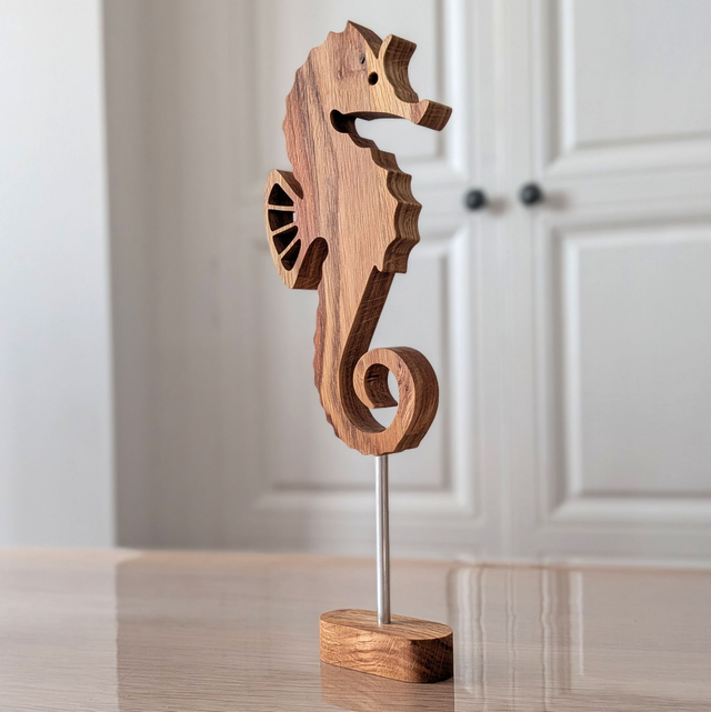 Hippocampe en chêne