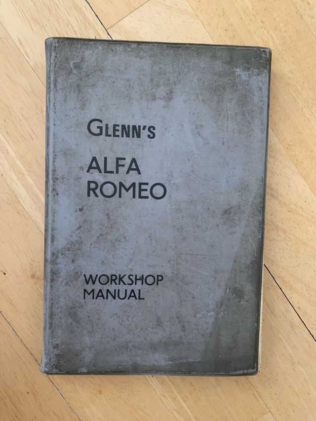GLENN'S Alfa Romeo Workshop Manual 1965