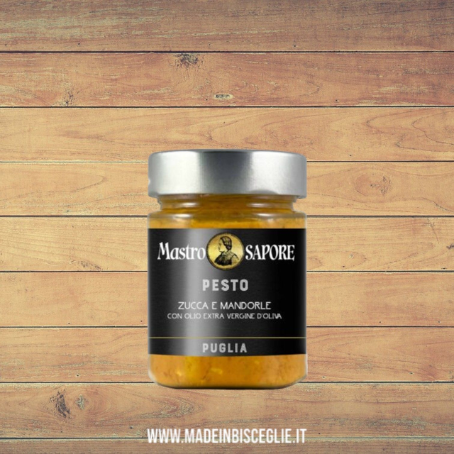 Pesto zucca e mandorle - 140gr - Mastro Sapore