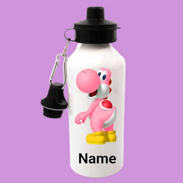 Pink yoshi waterbottle 