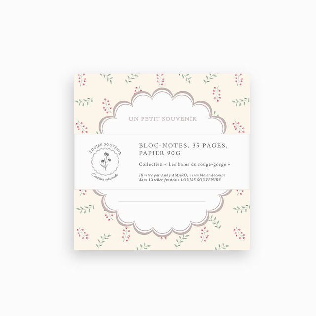 Bloc-notes - Les baies du rouge-gorge