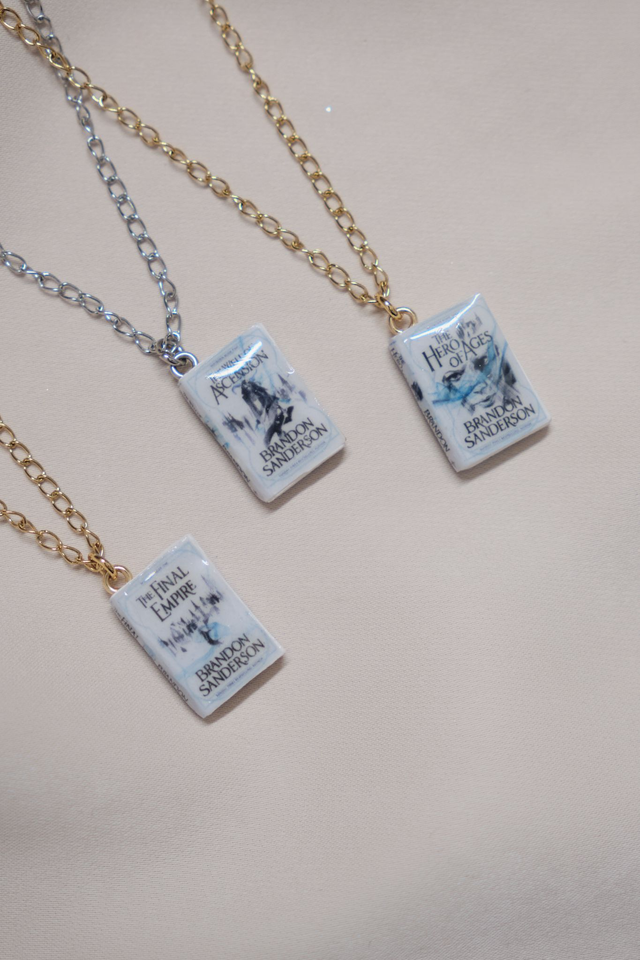 Collares de libros | Nacidos de la Bruma | Brandon Sanderson | Mistborn Series